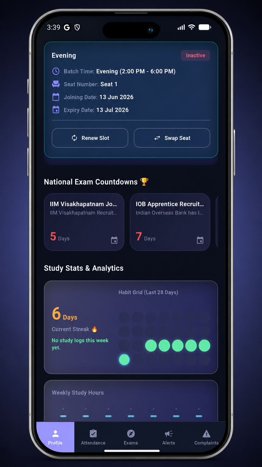 Student Home Dashboard